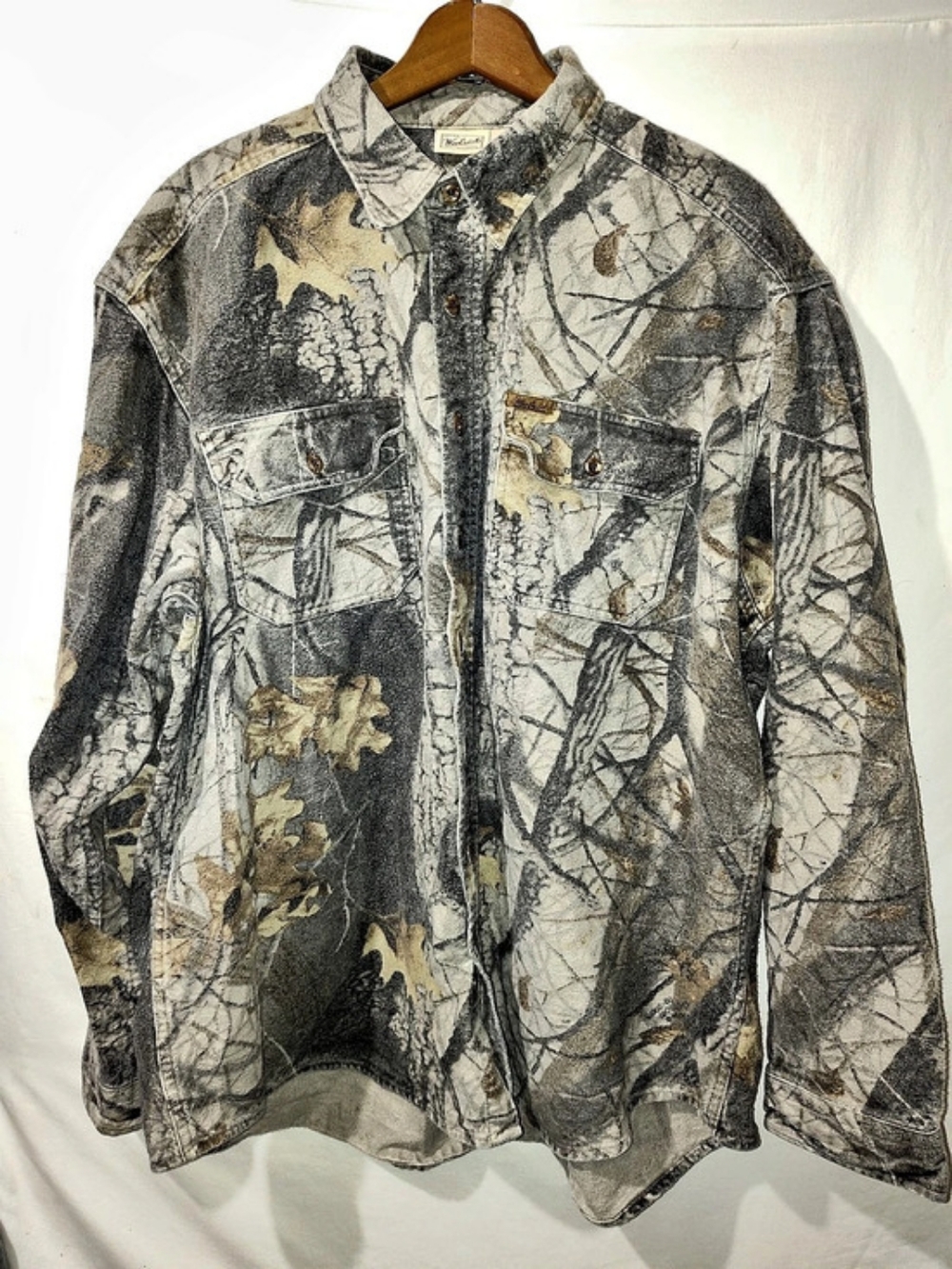 Woolrich RealTree Camo Long Sleeve Button Down Shirt
